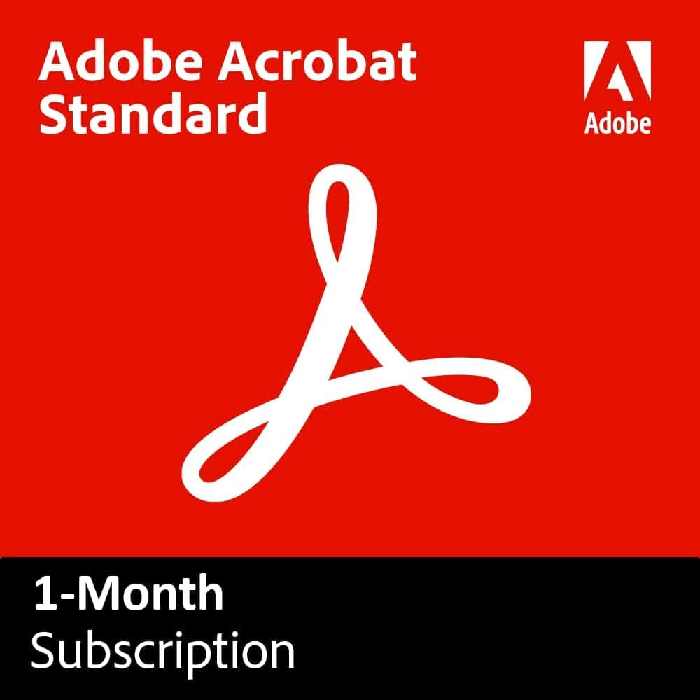 Adobe Acrobat Standard - Licencia 1 Mes